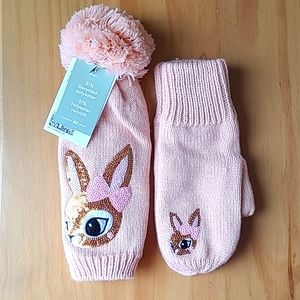 H&M beanie and mittens set